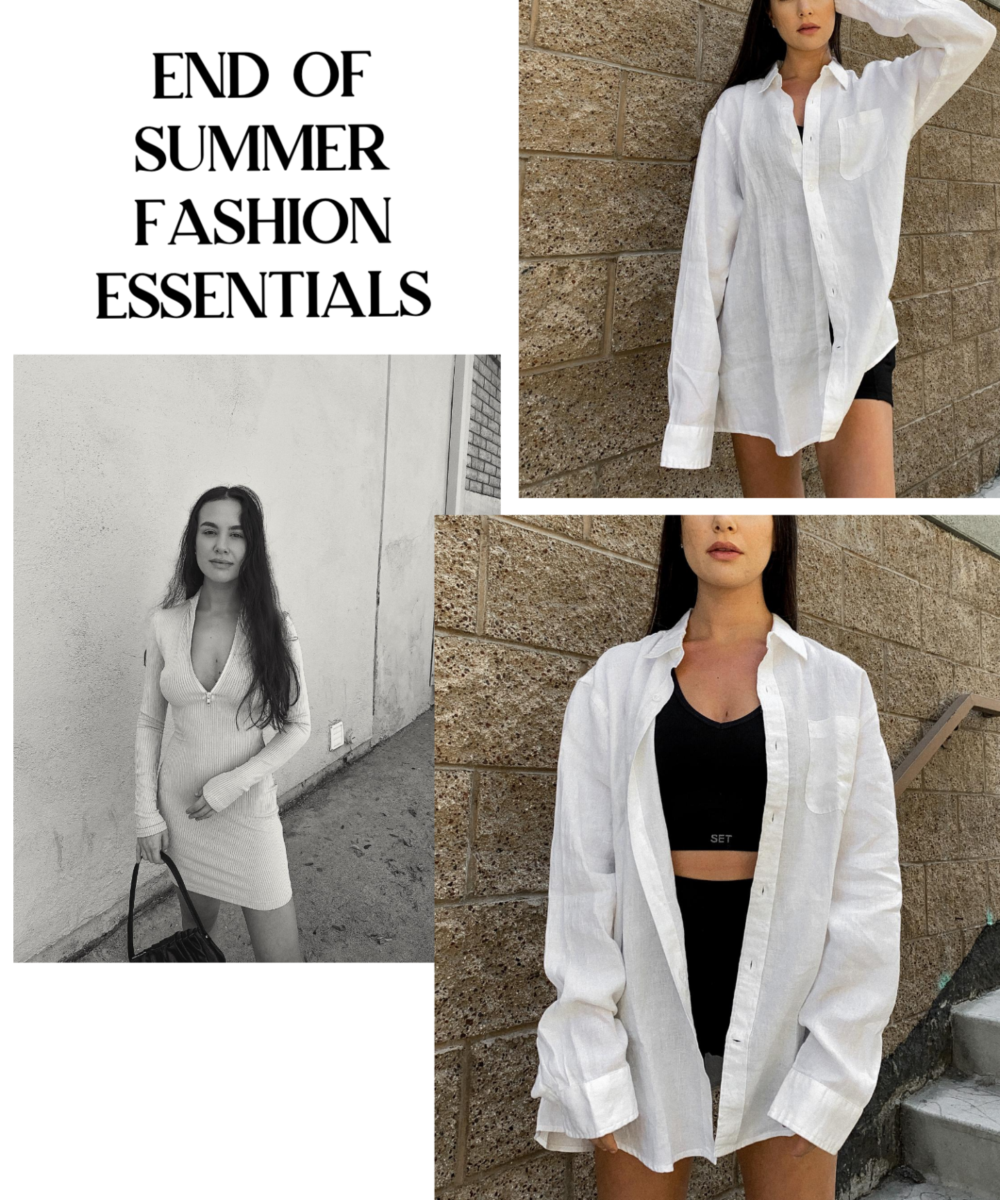 End of Summer Fashion Essentials